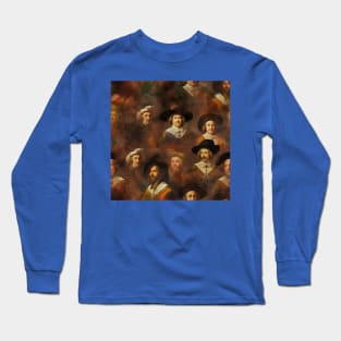 Rembrandt Paintings Mashup Long Sleeve T-Shirt